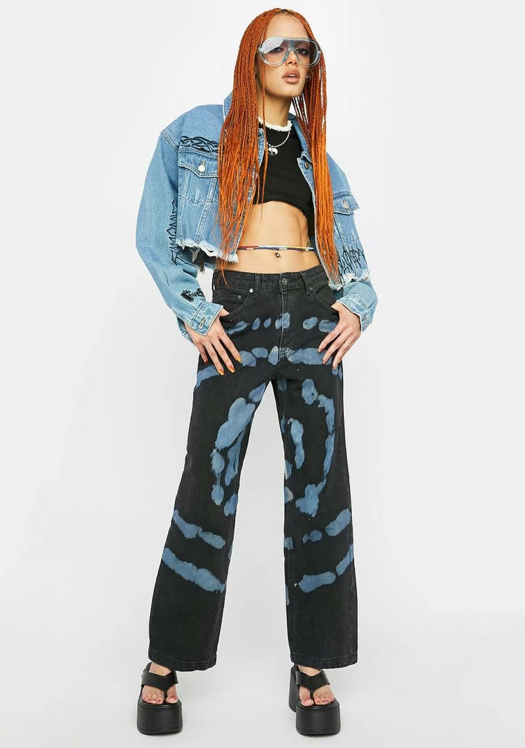 New β The Ragged Priest Beyond Tie Dye π Jeans Bottoms π₯° 4 The Ragged Priest Beyond Tie Dye Jeans Bottoms