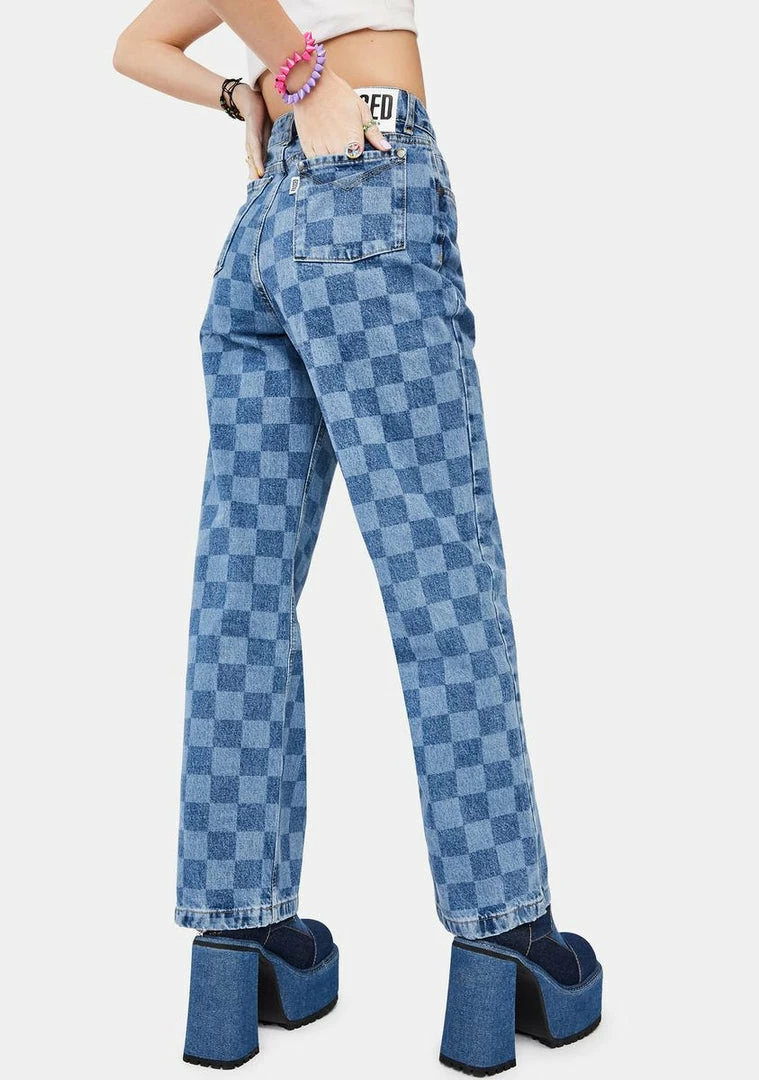 Flash Sale π The Ragged Priest Rook Checkered Dad π Jeans β¨ 6 The Ragged Priest Rook Checkered Dad Jeans