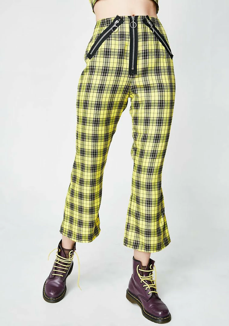 Best Sale 🧨 The Ragged Priest Bottoms Tartan Jinx Pants ❤️ 3 The Ragged Priest Bottoms Tartan Jinx Pants