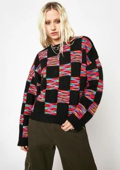 The Ragged Priest Mainframe Knit Sweater Tops