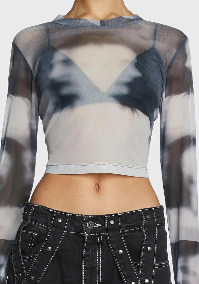 Hot Sale βοΈ The Ragged Priest Tops Division Mesh Top π₯° 4 The Ragged Priest Tops Division Mesh Top