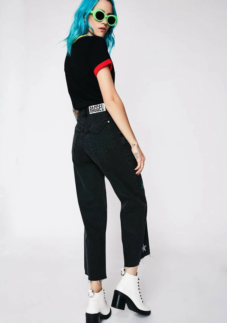 Buy 𧨠The Ragged Priest Bottoms Galaxy π Jeans π 6 The Ragged Priest Bottoms Galaxy Jeans