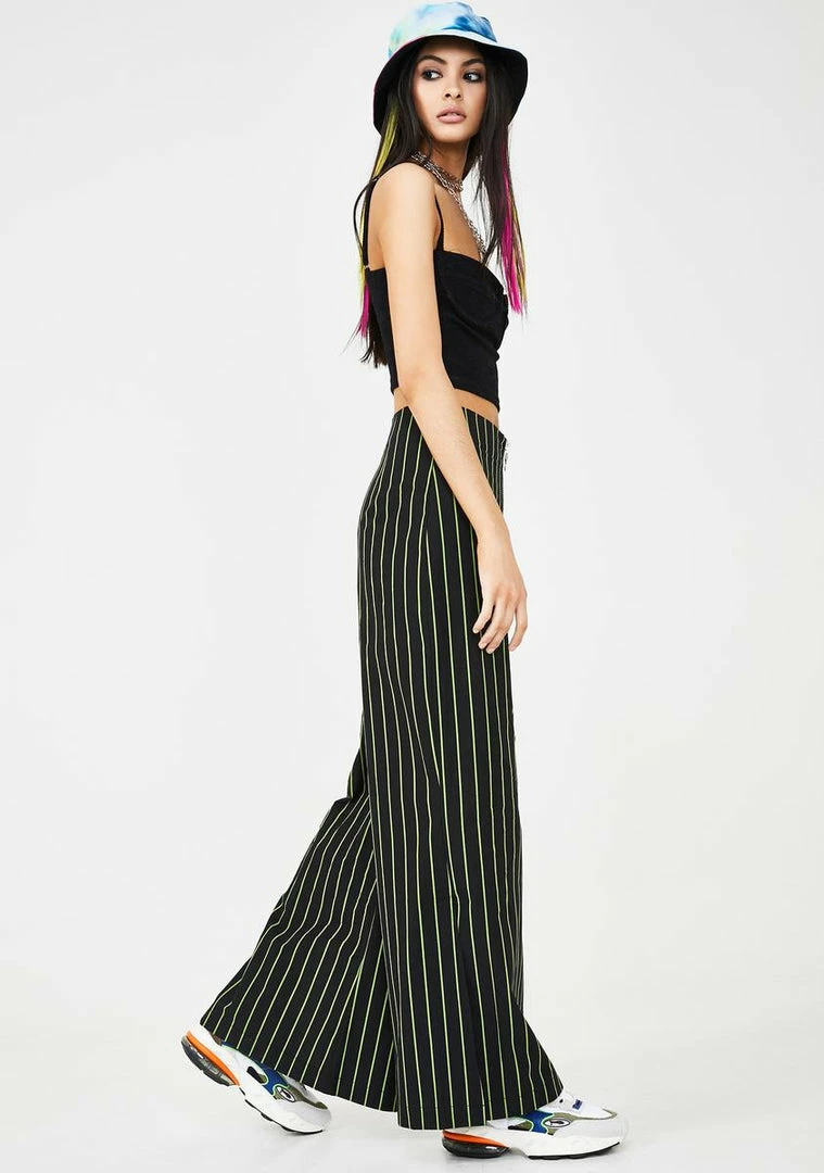 Buy π The Ragged Priest Cyber Pinstripe Pants Bottoms β¨ 5 The Ragged Priest Cyber Pinstripe Pants Bottoms