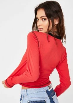 Buy π The Ragged Priest Tops Fight Long Sleeve Tee π 9 The Ragged Priest Tops Fight Long Sleeve Tee