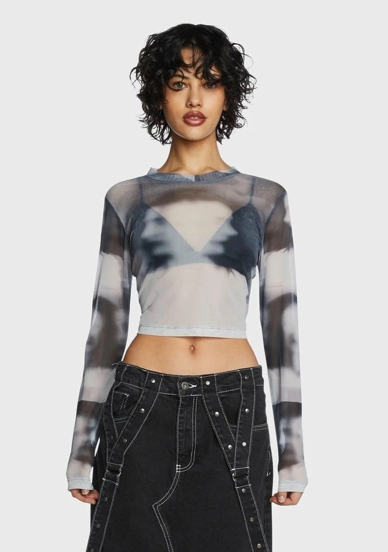 Hot Sale βοΈ The Ragged Priest Tops Division Mesh Top π₯° 3 The Ragged Priest Tops Division Mesh Top