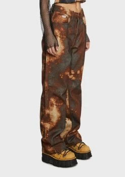 The Ragged Priest Tie Dye Dad Jeans