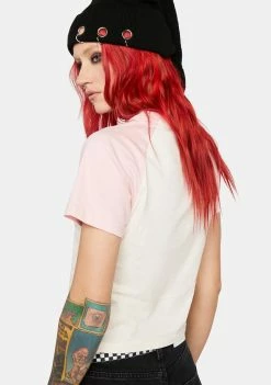 The Ragged Priest Kiss Crop Tee