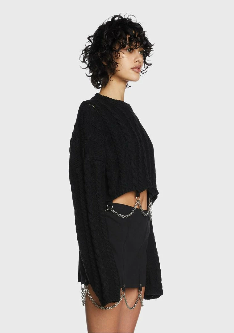 Buy ⌛ The Ragged Priest Widow Knit Sweater Tops ✨ 6 The Ragged Priest Widow Knit Sweater Tops