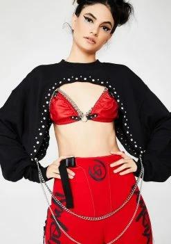 The Ragged Priest Tops Bare Sweatshirt