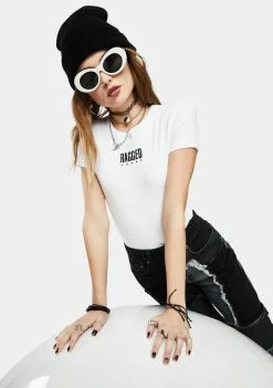 The Ragged Priest Clout Cutout Crop Tee