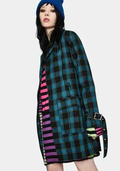 The Ragged Priest Dresses Skool Plaid Blazer Dress