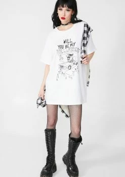 The Ragged Priest X Gory Bastard Will You Be My Hell Friend Tee Tops