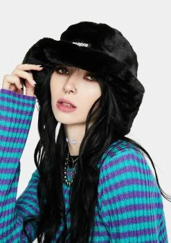 The Ragged Priest Candid Faux Fur Bucket Hat