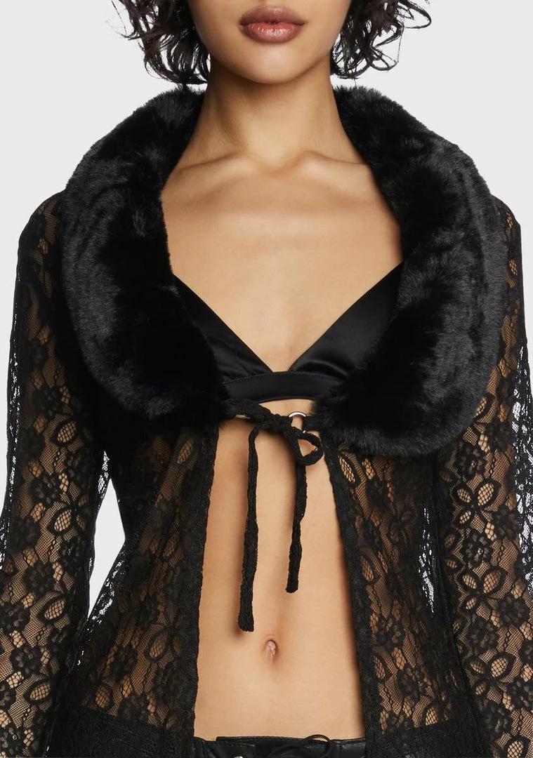 New ❤️ The Ragged Priest Ritual Lace Cardigan ❤️ 3 The Ragged Priest Ritual Lace Cardigan