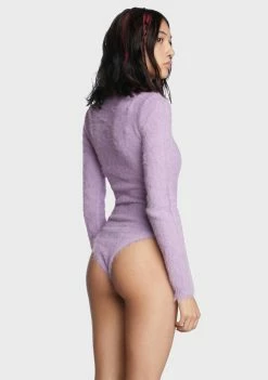 The Ragged Priest Tops Obsessed Fuzzy Bodysuit