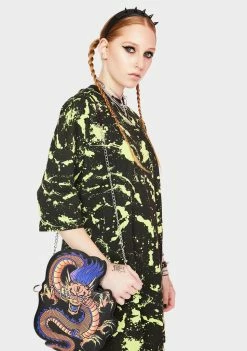 The Ragged Priest Paint Splatter Graphic Tee Dress Dresses