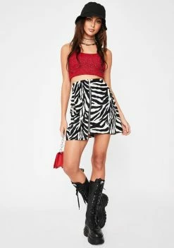 Cheap π The Ragged Priest Juicy Zebra Mini π Skirt Bottoms β¨ 8 The Ragged Priest Juicy Zebra Mini Skirt Bottoms