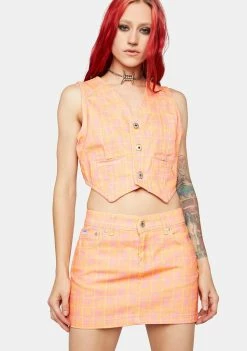 The Ragged Priest Doll Denim Mini Skirt