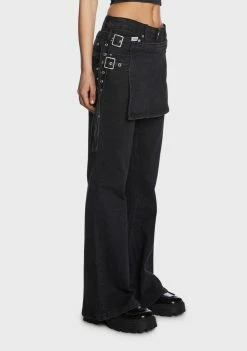 The Ragged Priest Bottoms Low Rider Skirt Pants