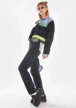 The Ragged Priest Charcoal Illuminate Jeans Bottoms