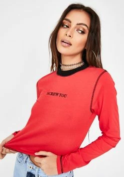 Buy π The Ragged Priest Tops Fight Long Sleeve Tee π 7 The Ragged Priest Tops Fight Long Sleeve Tee