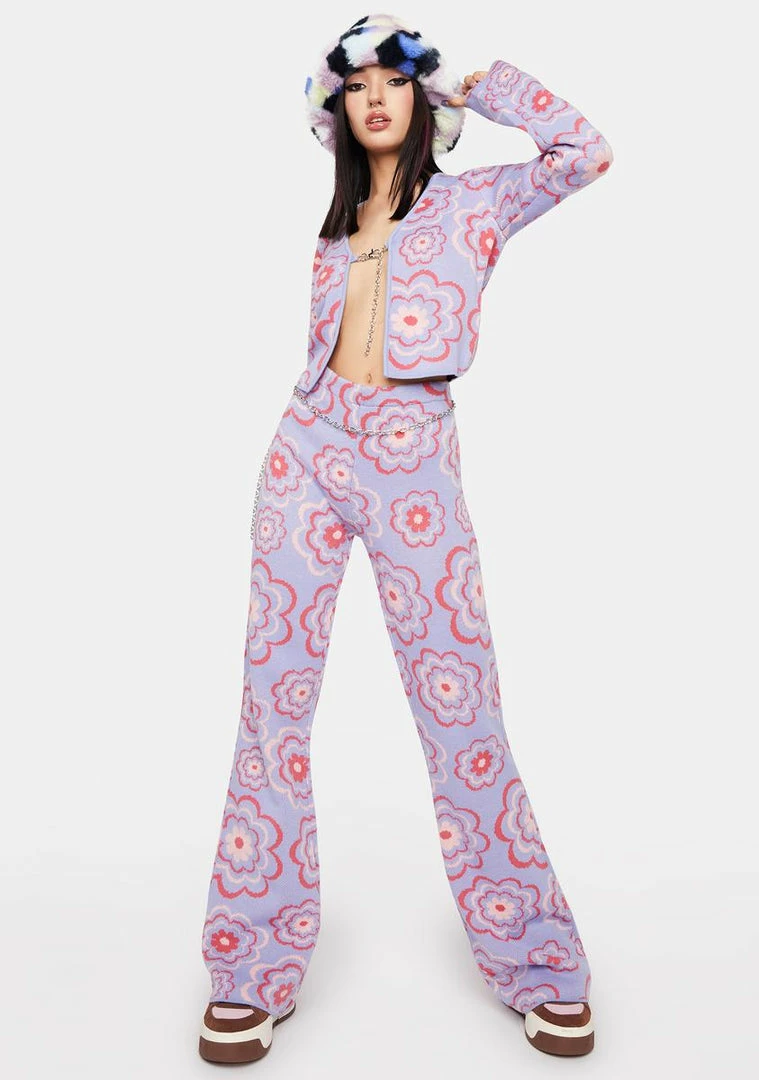 Coupon 🌟 The Ragged Priest Power Floral Flare Pants Flares 🎁 7 The Ragged Priest Power Floral Flare Pants Flares