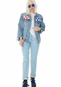 Outlet 𧨠The Ragged Priest Relay Denim Jacket π 12 The Ragged Priest Relay Denim Jacket
