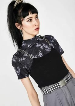 Wholesale π The Ragged Priest Onyx Shackle Top βοΈ 7 The Ragged Priest Onyx Shackle Top