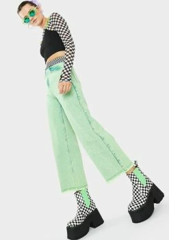 The Ragged Priest Jealous Flare Jeans Bottoms