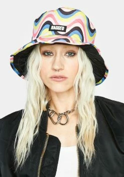 The Ragged Priest Hats Trance Reversible Bucket Hat