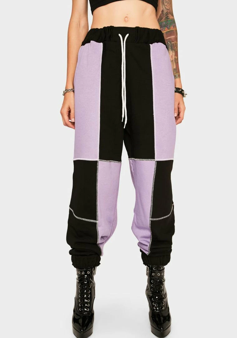 Buy βοΈ The Ragged Priest Bottoms Panelled Colorblock Joggers 𧨠3 The Ragged Priest Bottoms Panelled Colorblock Joggers