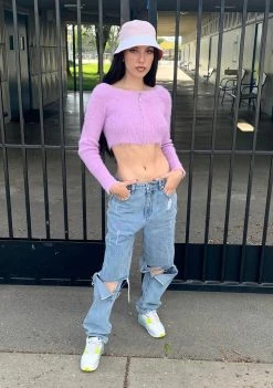 Budget 𧨠The Ragged Priest Venus Zip Up Bardot Sweater Tops π 8 The Ragged Priest Venus Zip Up Bardot Sweater Tops