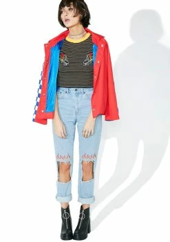 The Ragged Priest Roller Ringer Tee Tops