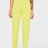 The Ragged Priest Lime Cord Mom Jeans