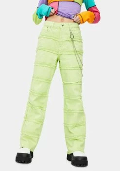 The Ragged Priest Lime Lethal Dad Jeans