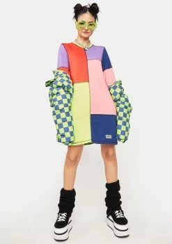 Coupon 🤩 The Ragged Priest Topic Colorblock Mini 👗 Dress 👗 Dresses ⭐ 7 The Ragged Priest Topic Colorblock Mini Dress Dresses
