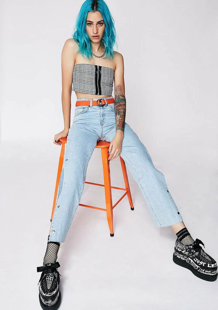 Budget π The Ragged Priest Bottoms Popper π Jeans π₯ 7 The Ragged Priest Bottoms Popper Jeans