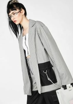 The Ragged Priest Plaid Boss Jacket