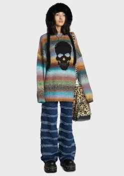 The Ragged Priest Blue Seamed Release Jeans Bottoms