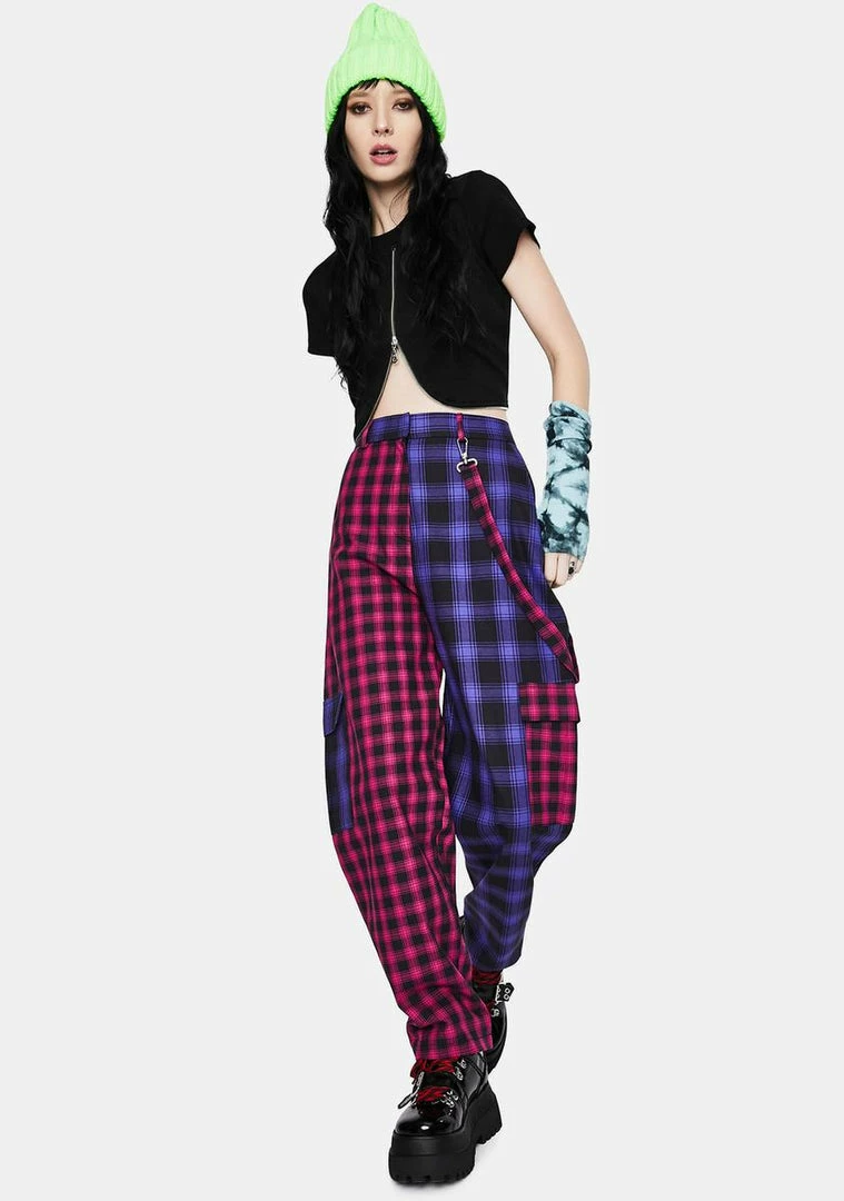 Budget ๐ The Ragged Priest Crux Plaid Cargo Pants ๐ 5 The Ragged Priest Crux Plaid Cargo Pants