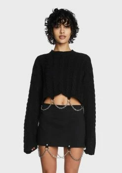 Buy ⌛ The Ragged Priest Widow Knit Sweater Tops ✨ 9 The Ragged Priest Widow Knit Sweater Tops
