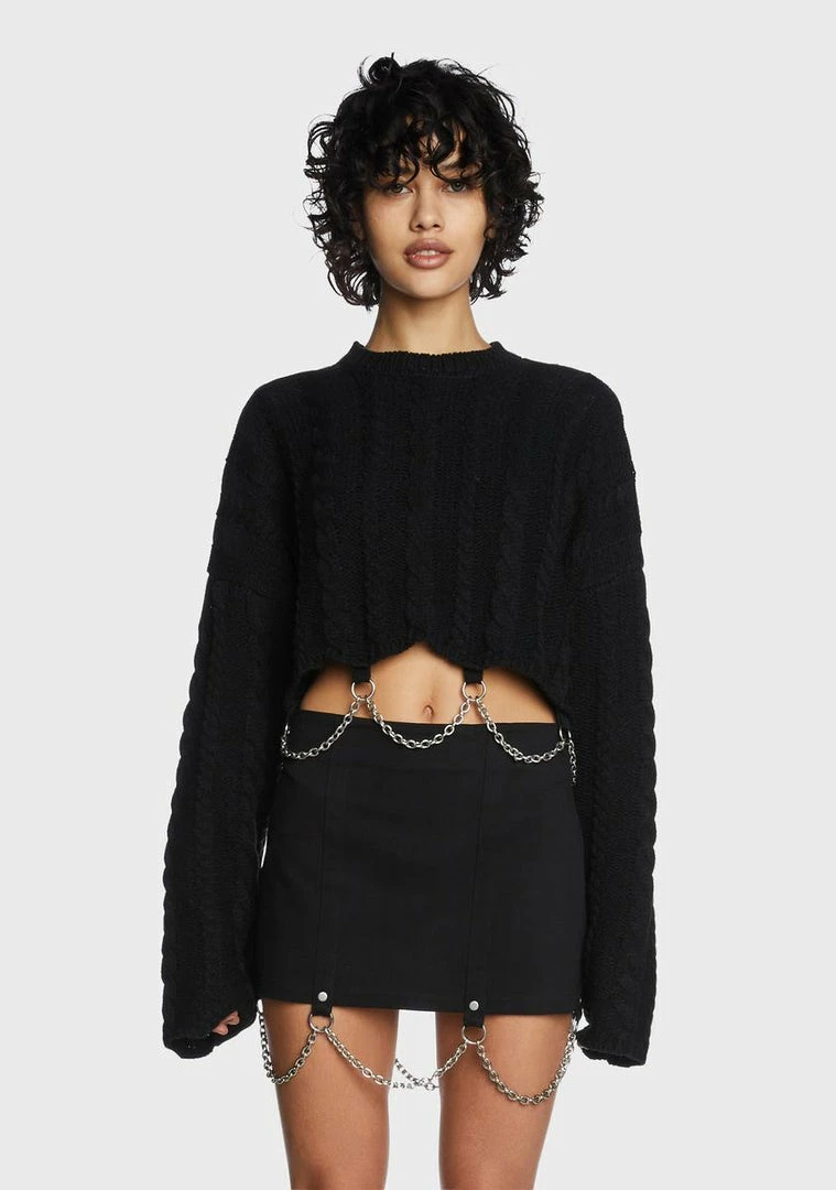 Buy ⌛ The Ragged Priest Widow Knit Sweater Tops ✨ 5 The Ragged Priest Widow Knit Sweater Tops