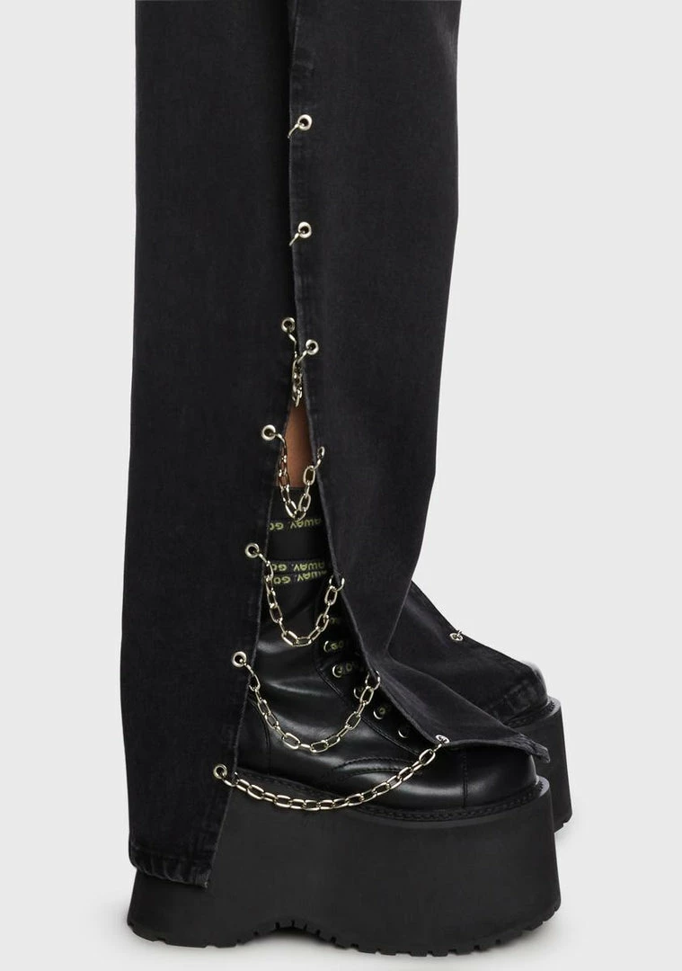 New β The Ragged Priest Chain Split Release π Jeans Bottoms β 4 The Ragged Priest Chain Split Release Jeans Bottoms