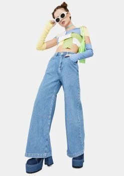 The Ragged Priest Grueler Wide Leg Jeans