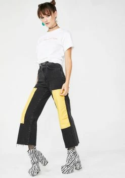 The Ragged Priest Scrap Jeans Bottoms