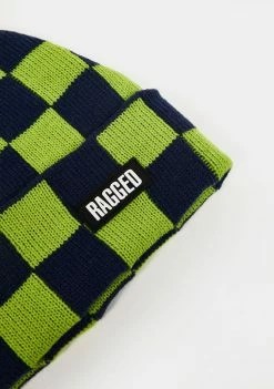 The Ragged Priest Player Checkered Beanie
