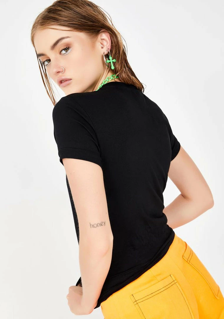 Flash Sale π₯° The Ragged Priest Eat Dirt Ringer Tee Tops π 6 The Ragged Priest Eat Dirt Ringer Tee Tops
