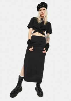 Coupon 👍 The Ragged Priest 👗 Dresses Hidden Cutout Midi 👗 Dress 😀 7 The Ragged Priest Dresses Hidden Cutout Midi Dress