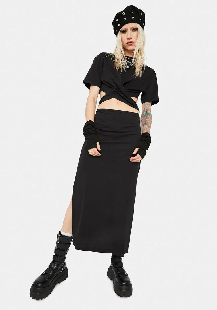 Coupon 👍 The Ragged Priest 👗 Dresses Hidden Cutout Midi 👗 Dress 😀 4 The Ragged Priest Dresses Hidden Cutout Midi Dress