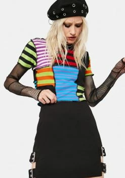 The Ragged Priest Truth Buckle Mini Skirt Bottoms